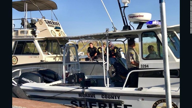 コロラド川でボート２隻が衝突し、１人が死亡、３人が行方不明になっている/Mohave County Sheriff/Mohave County Sheriff