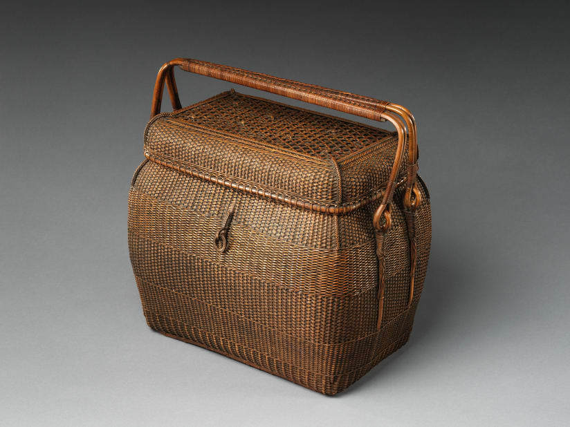 １９世紀後半の作品。そのころに竹工芸は芸術品とみなされるようになり始めた/The Metropolitan Museum of Art