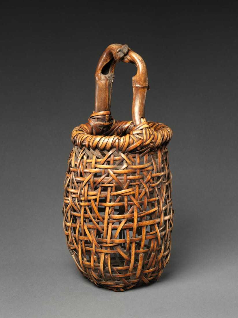 ３代目早川尚古斎は、多くの竹かご作りの職人と同様、職人の家に育った。父は初代で、竹細工のパイオニアだった/Metropolitan Museum of Art