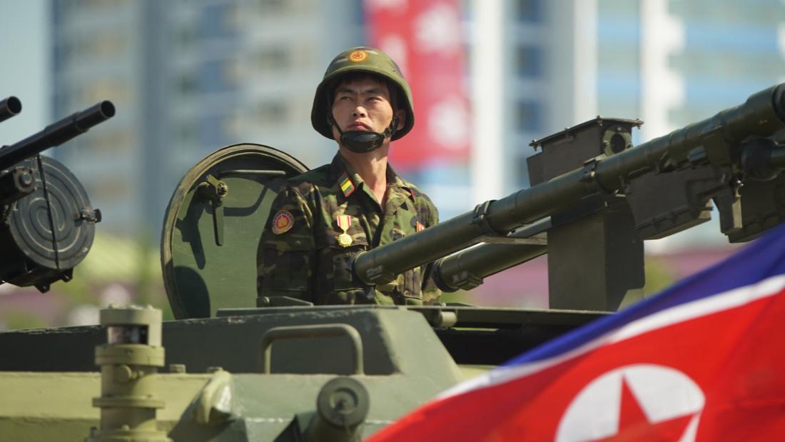 建国７０周年を記念する軍事パレードが行われた/Justin Robetson/CNN