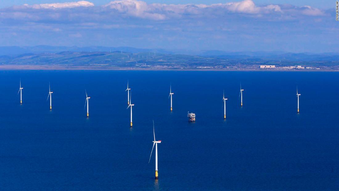 世界最大の洋上風力発電基地が稼働、タービン８７基 英 - CNN.co.jp