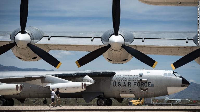 米アリゾナ州の航空博物館で第二の人生を送る/BRENDAN SMIALOWSKI/AFP/AFP/Getty Images