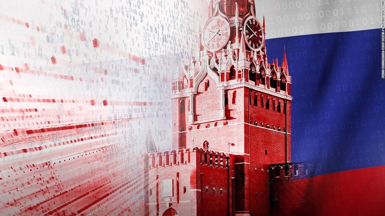 英国などが、ロシアによる世界規模でのサイバー攻撃を非難する声明を発表/Photo Illustration: Getty Images / Shutterstock / CNN
