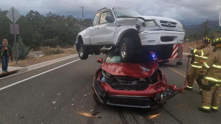 事故によるけが人は出なかった/Yavapai County Sheriff's Office