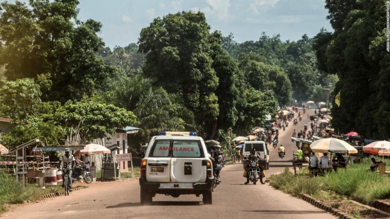 エボラ出血熱が流行しているコンゴから米専門家チームが退避した/JUNIOR D. KANNAH/AFP/Getty Images