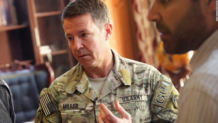 アフガニスタン駐留米軍のスコット・ミラー司令官/Scott Olson/Getty Images