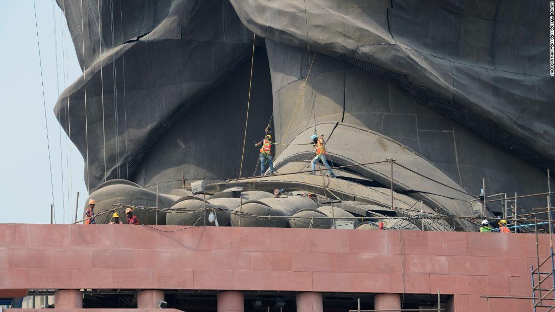 銅像建造プロジェクトには博物館や研究所、娯楽施設の建設も含まれている/SAM PANTHAKY/AFP/AFP/Getty Images