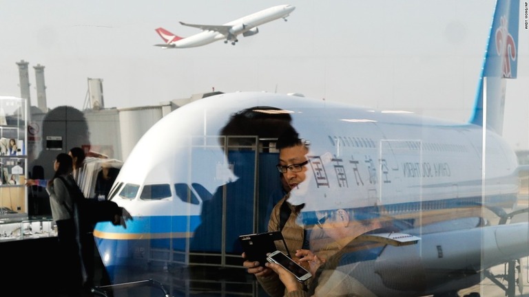 世界の航空機搭乗者、今後２０年で中国人が最多に