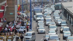 中国南部の広州市も交通渋滞で知られる街だ
