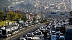 トルコ・イスタンブールの渋滞時間は５９時間に達した