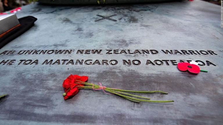 第１次大戦終結１００年の式典が世界各地で行われた/Marty Melville/AFP/Getty Images