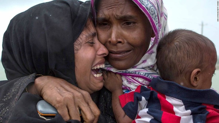 ロヒンギャ難民のミャンマーへの帰還計画に対し、国連と米国が懸念を表明した/Dan Kitwood/Getty Images