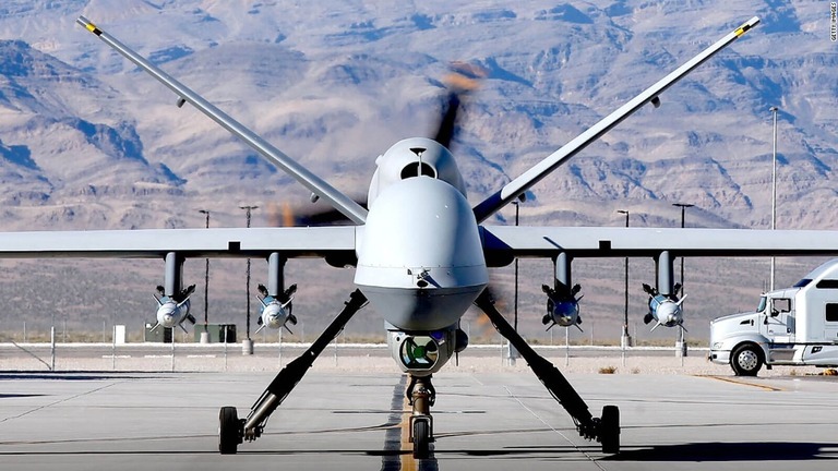 米軍がソマリアの過激派「シャバブ」に対し、無人機による精密爆撃を実施した/Getty Images