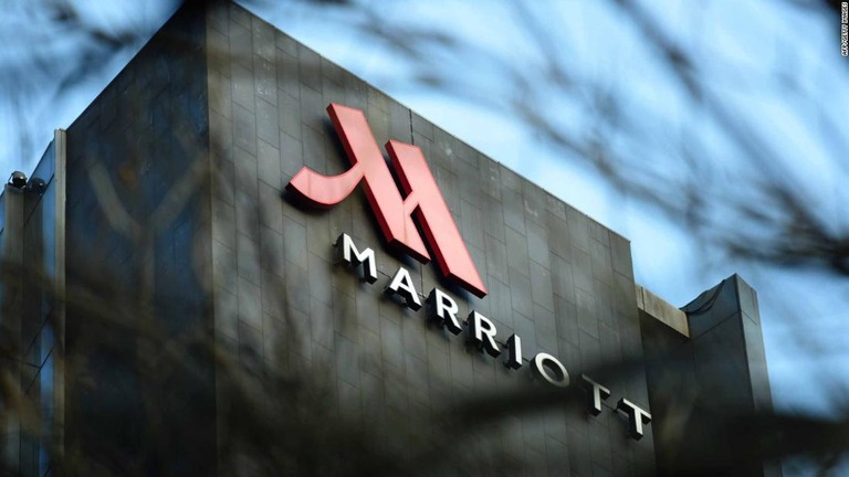 米ホテルチェーン大手のマリオットがハッキング被害を受けたと発表/AFP/Getty Images