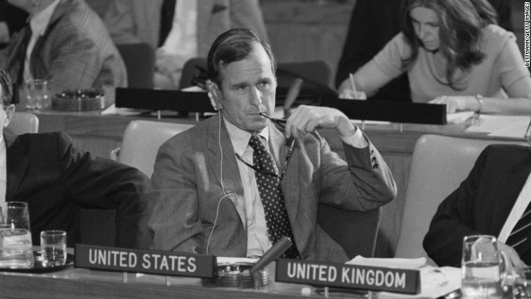 １９７１～７３年まで米国の国連大使を務めた/Bettmann/Getty Images
