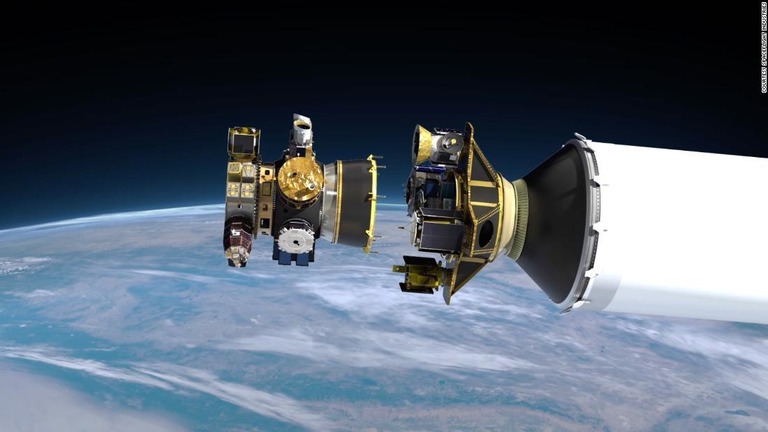 一度の打ち上げで６４基の衛星が軌道投入された/Courtesy Spaceflight Industries