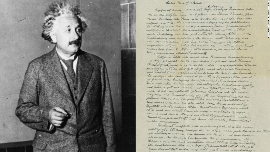 Cnn Co Jp アインシュタイン直筆の 神の手紙 ３億円超で落札