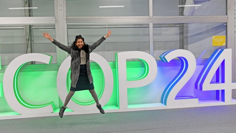 ＣＯＰ２４で「パリ協定」の運用ルールが採択された/JANEK SKARZYNSKI/AFP/AFP/Getty Images