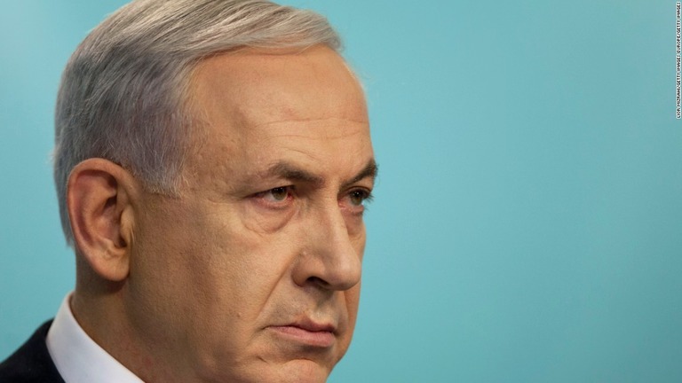 イスラエルのネタニヤフ首相。来年４月に総選挙を実施することを決めた/Lior Mizrahi/Getty Images Europe/Getty Images