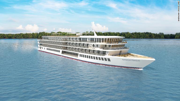 広々とした「アメリカン・ハーモニー」は、ミシシッピー川を航行する７～２１泊のクルーズを提供する/American Cruise Lines
