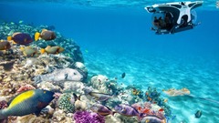 「シーニック・エクリプス」のクルーズツアーには潜水艦での海底探索が含まれる