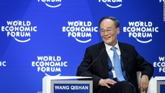 中国の王副主席、ダボス会議で講演　景気減速への危惧を一蹴