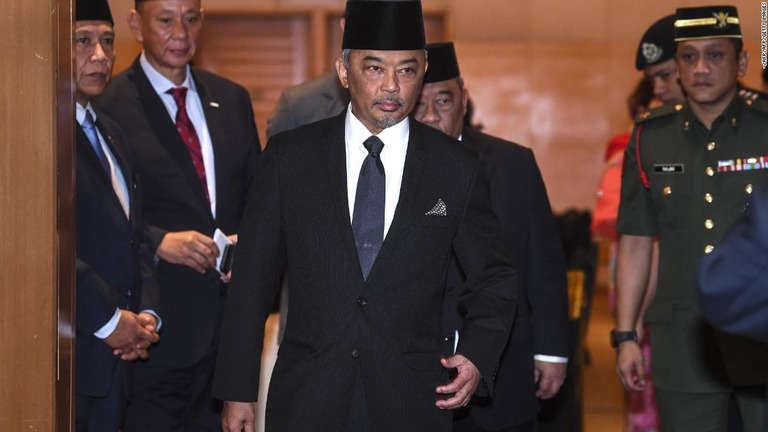 マレーシアの第１６代国王に、中部パハン州のアブドゥラ州王が選出された/-/AFP/AFP/Getty Images
