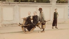 撮影者不詳「上海の道路交通」＝１８７８年ごろ