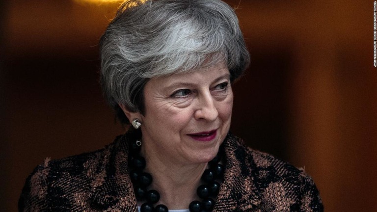 メイ英首相がＥＵ離脱の延期を選択肢として受け入れる方針を初めて示した/Jack Taylor/Getty Images Europe/Getty Images,