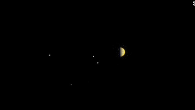 木星と４つの衛星/NASA