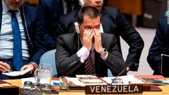 ベネズエラ巡る決議案で米ロ対立、互いに拒否権行使　国連安保理