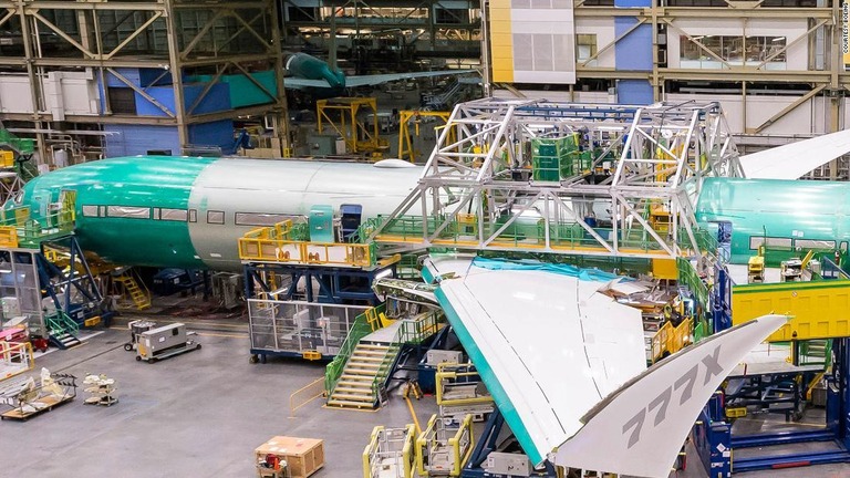 ボーイングが大型の新鋭機「７７７Ｘ」の発表を延期/Courtesy Boeing