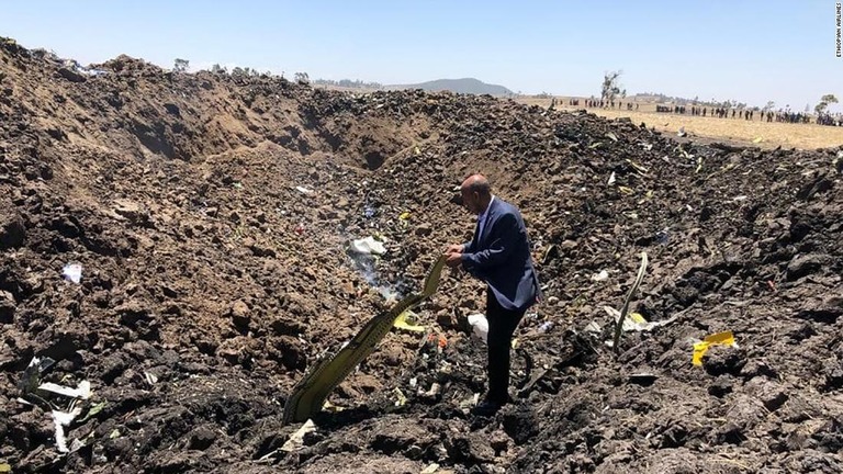 今回の墜落事故では搭乗者１５７人全員が死亡した/Ethiopian Airlines