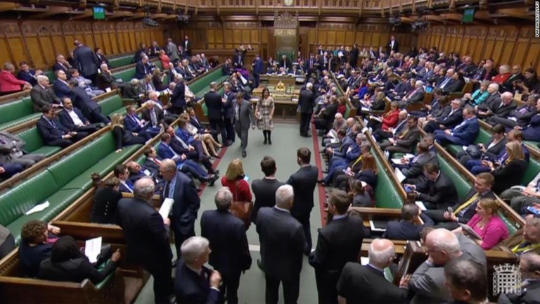 英議会は、ＥＵ離脱延期を可決した/parliamentlive.tv