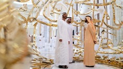ムハンマド副大統領兼首相は公開記念式典で、カス―ル・アル・ワタンはＵＡＥ発展の重要なシンボルになると述べた