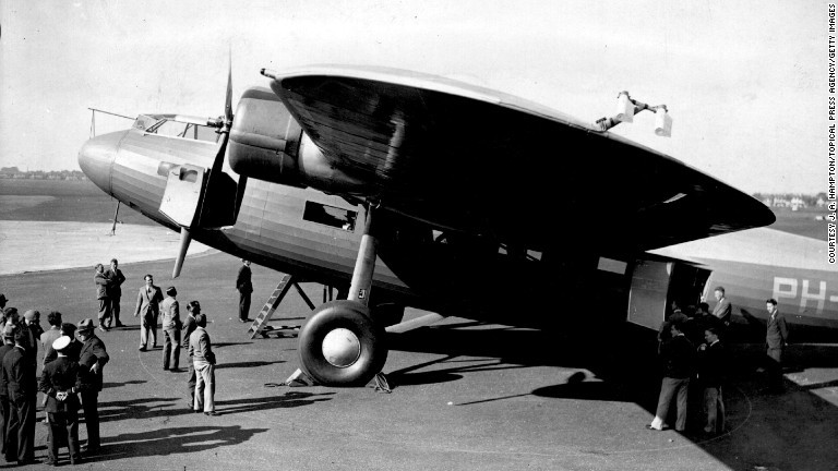 ＫＬＭオランダ航空。１９１９年設立/Courtesy J. A. Hampton/Topical Press Agency/Getty Images