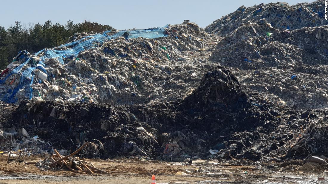 韓国はプラスチックの消費量が多い国のひとつだ/Jake Kwon/CNN