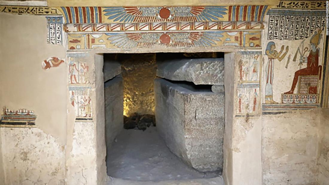 壁の文字などの保存状態も良いという/Egypt Ministry of Antiquities