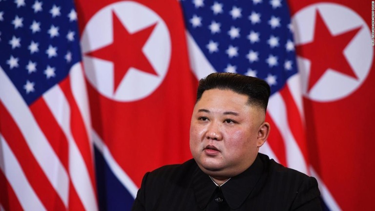 北朝鮮の金正恩委員長。地元メディアが新型兵器の発射実験を視察したと報じた/SAUL LOEB/AFP/AFP/Getty Images