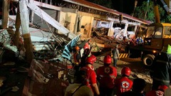 フィリピン・ルソン島でＭ６．１の地震、８人死亡