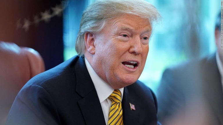 トランプ大統領が対中関税の２５％への引き上げを表明した/Chip Somodevilla/Getty Images North America/Getty Images
