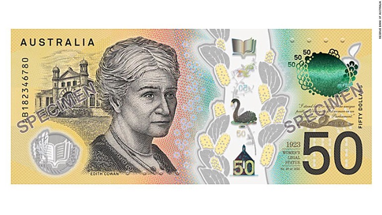 オーストラリアで発行された新５０ドル紙幣に誤植があることが分かった/Reserve Bank of Australia