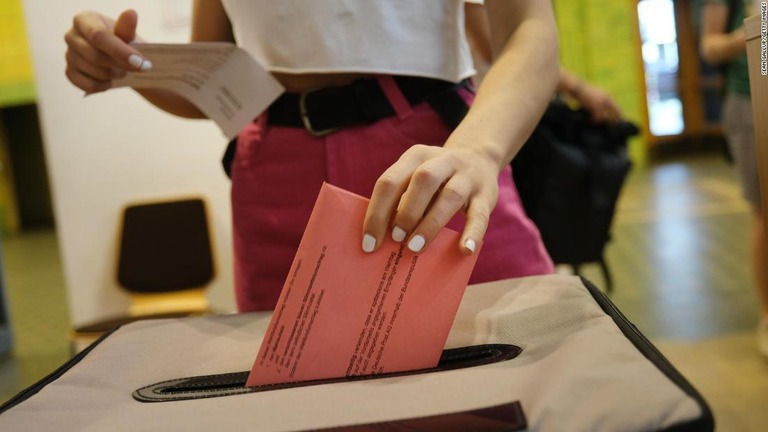 ２３日から４日間の日程で欧州議会選の投票が行われる/Sean Gallup/Getty Images