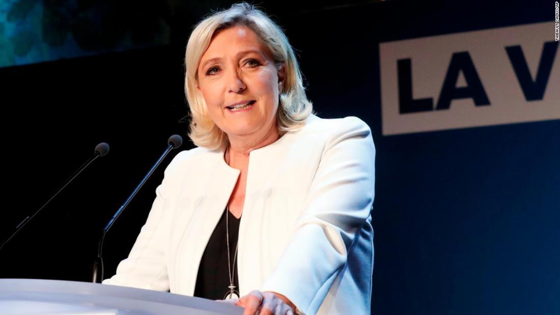 フランスではルペン党首率いる国民連合が第1党となる見通し/Thibault Camus/AP