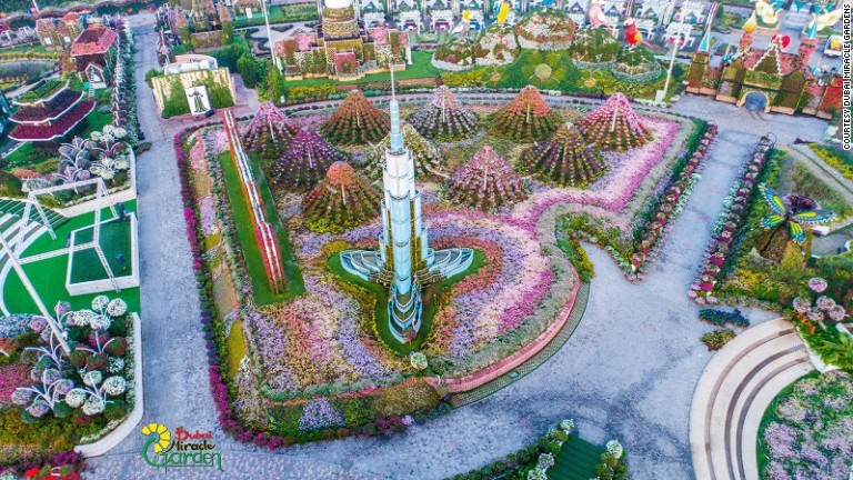 開発業者は、世界最大規模のフラワーパーク「ドバイ・ミラクル・ガーデン」も手掛けた/Courtesy Dubai Miracle Gardens