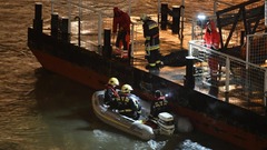 ドナウ川で観光船転覆　韓国人７人死亡、１９人不明　ハンガリー