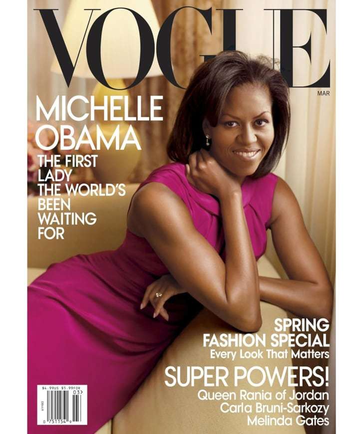 ヴォーグの表紙を飾るミシェル・オバマ前大統領夫人/Vogue