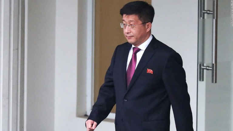 処刑が伝えられた北朝鮮の金赫哲（キムヒョクチョル）対米特別代表/Athit Perawongmetha/Reuters
