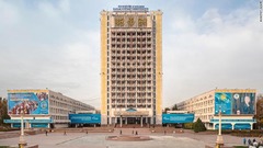 アルファラビカザフ国立大学（１９７０年代）＝カザフスタン・アルマトイ