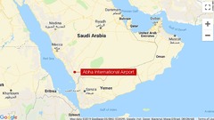 サウジ空港にミサイル着弾、２６人負傷　イエメン武装組織が発射